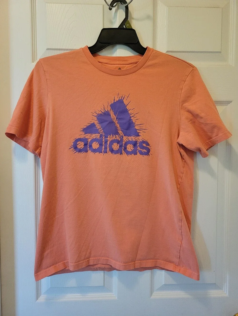 Adidas Men's Sz. Med. Coral Graphic Logo Tee